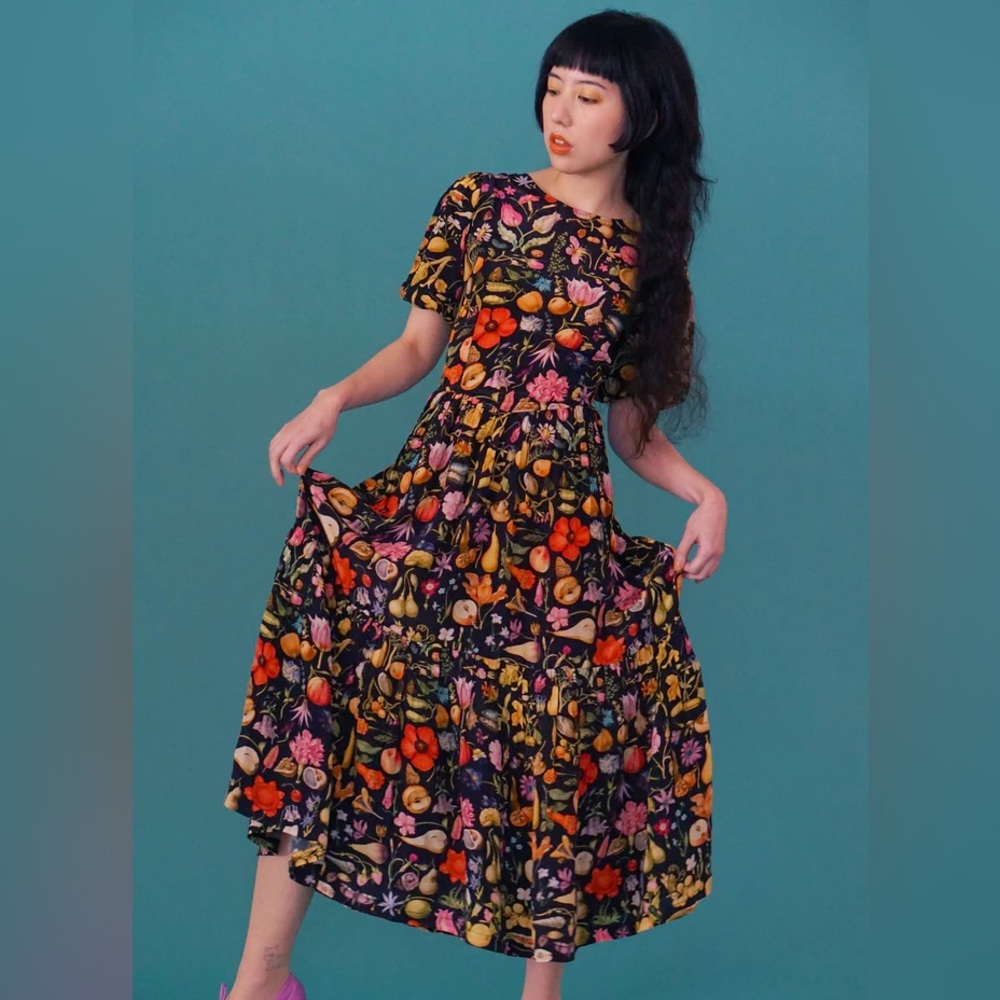 Samantha Pleet tulipa dress - forager floral print